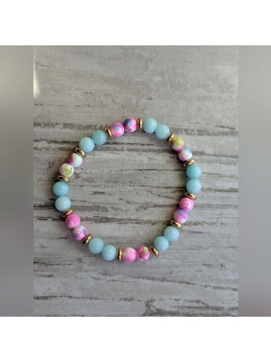 Hand Crafted Jewelry - Spring Time Beaded Bracelet